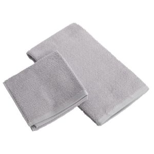 Asciugamano per il viso di colore grigio